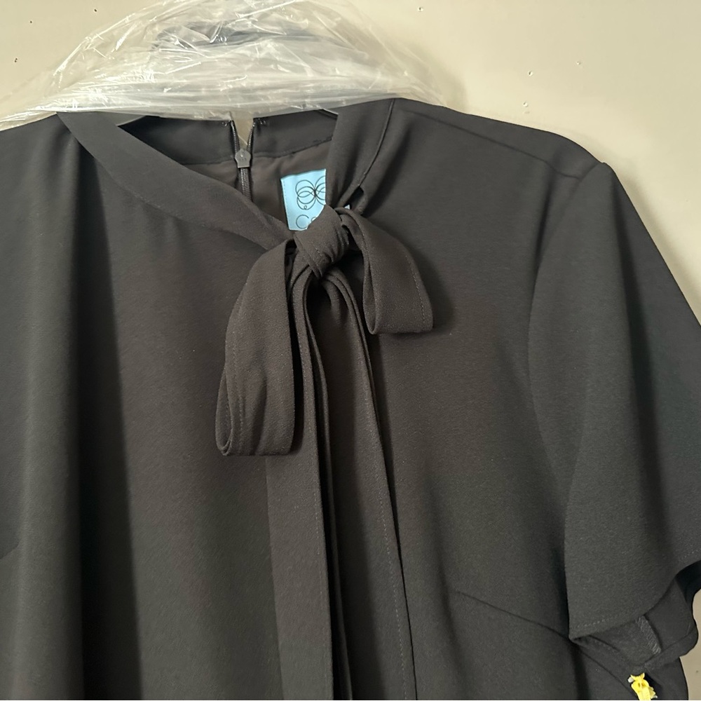 CeCe Black Midi Dress - Picture 6 of 12